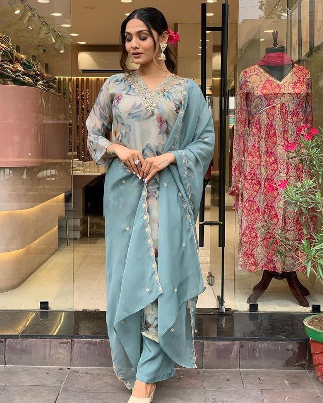 Maverick Fusion Kurti Pant Dupatta Set